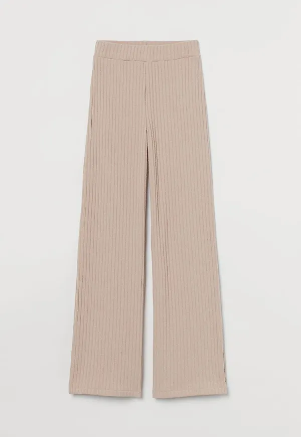 H & M - Ribbad byxa - Beige