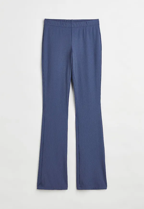 H & M - Ribbad jazzbyxa - Blå
