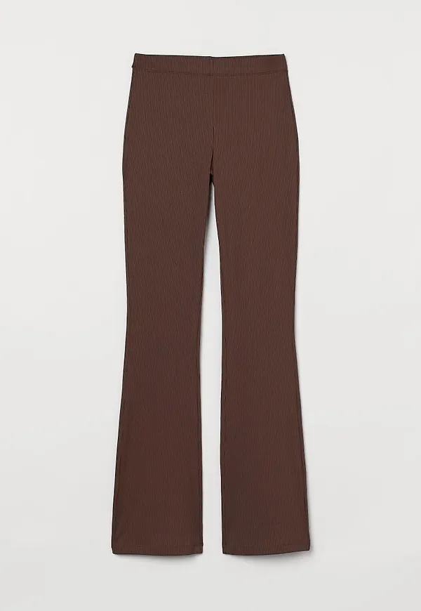 H & M - Ribbad jazzbyxa - Brun