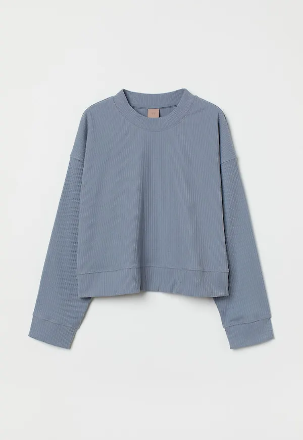 H & M - Ribbad tröja - Blå