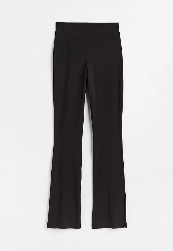 H & M - Ribbade leggings - Svart