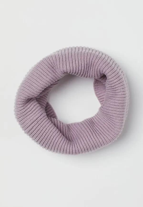 H & M - Ribbstickad tubhalsduk - Lila