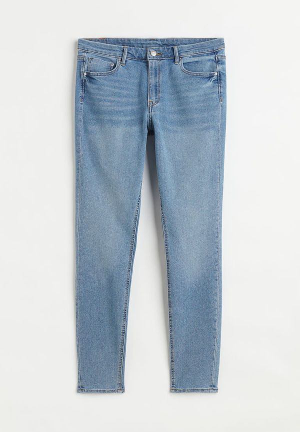 H & M - Skinny Regular Jeans - Blå