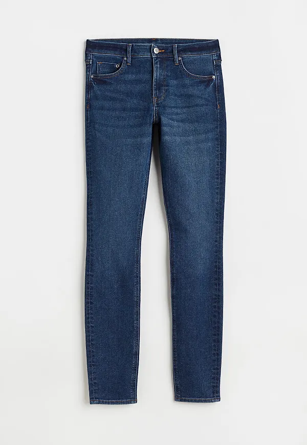 H & M - Skinny Regular Jeans - Blå