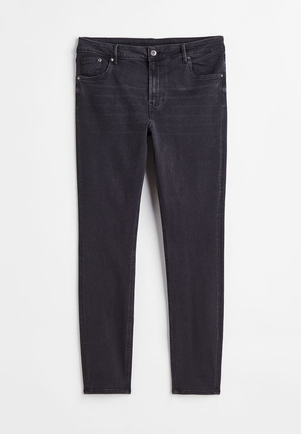 H & M - Skinny Regular Jeans - Svart