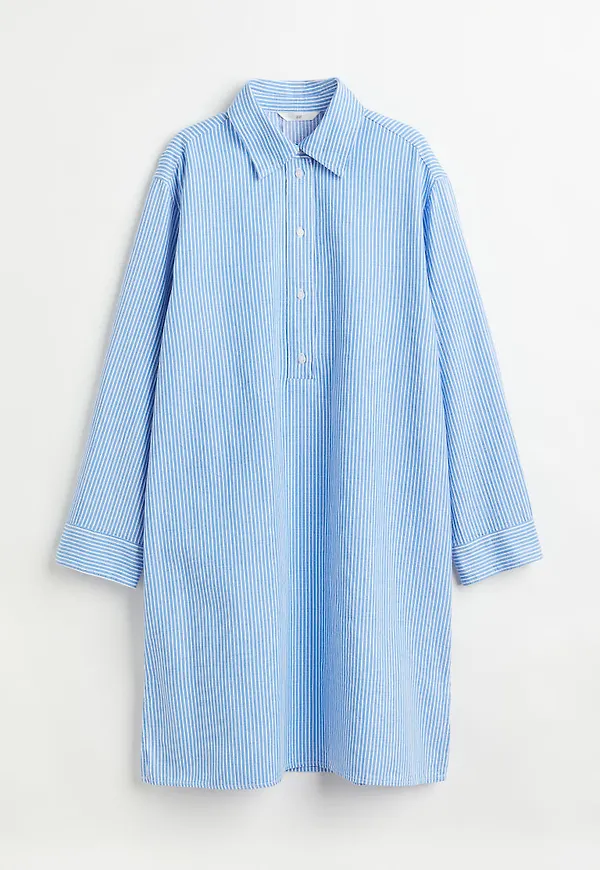 H & M - Skjortklänning - Blå