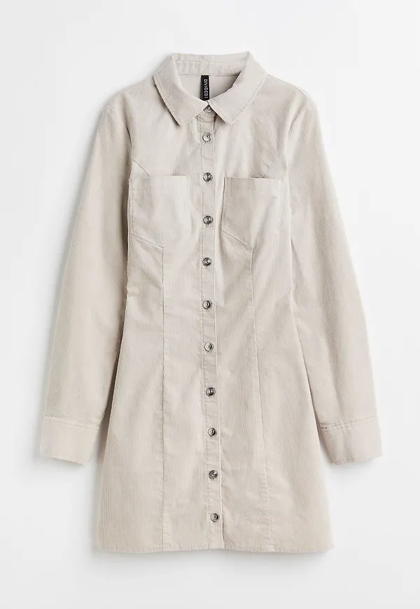 H & M - Skjortklänning - Brun