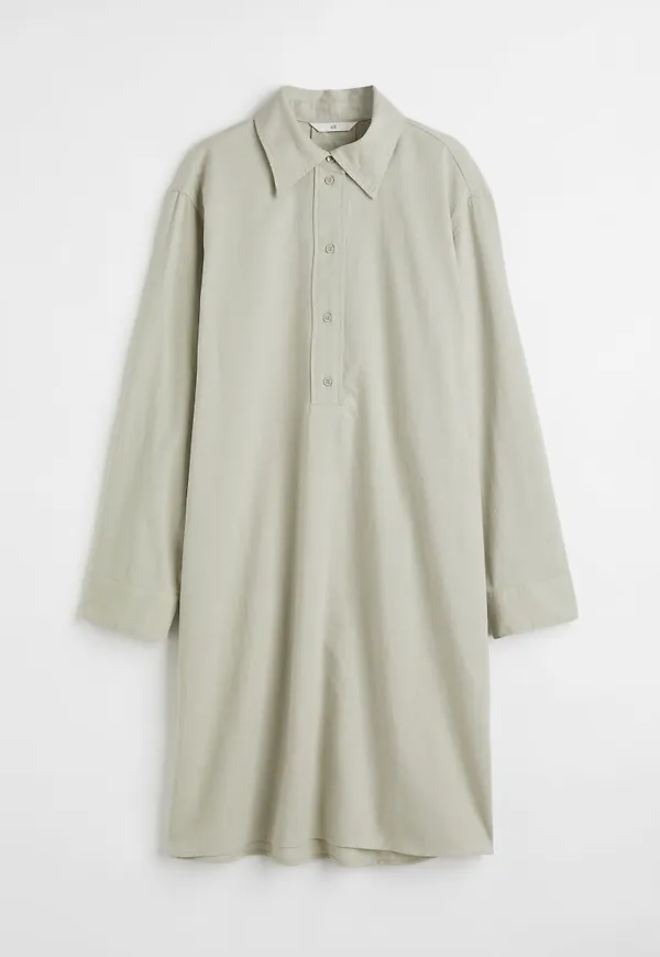 H & M - Skjortklänning - Grön