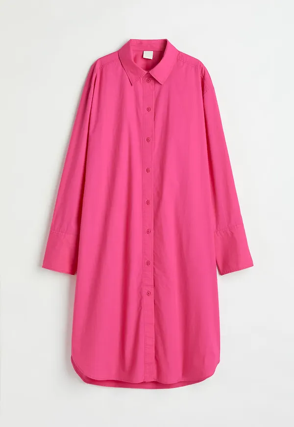 H & M - Skjortklänning - Rosa