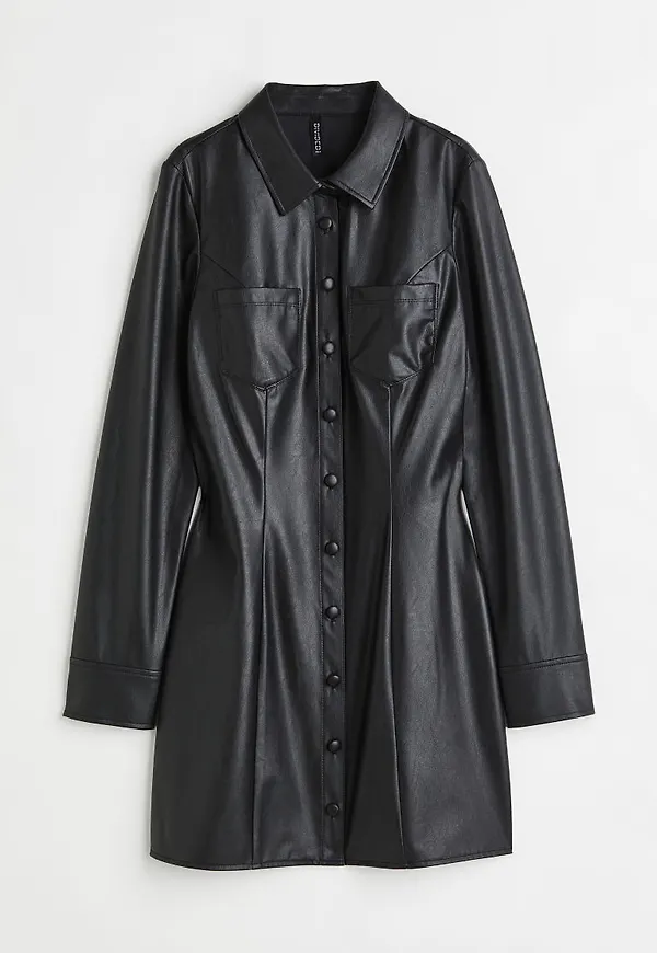 H & M - Skjortklänning - Svart
