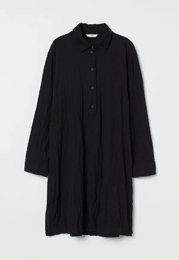 H & M - Skjortklänning - Svart