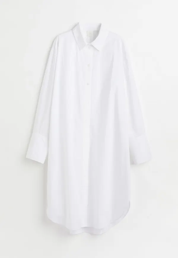 H & M - Skjortklänning - Vit