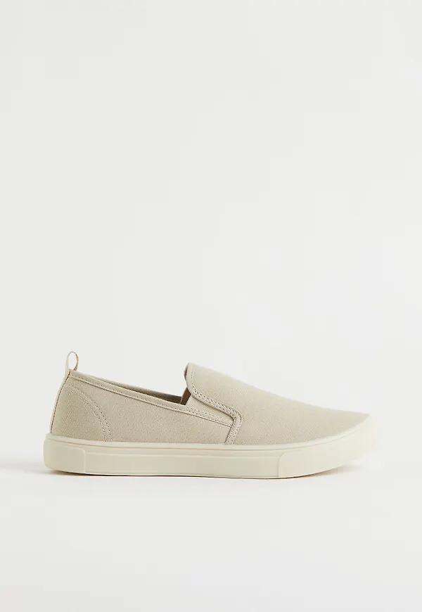 H & M - Slip on-sneakers - Beige
