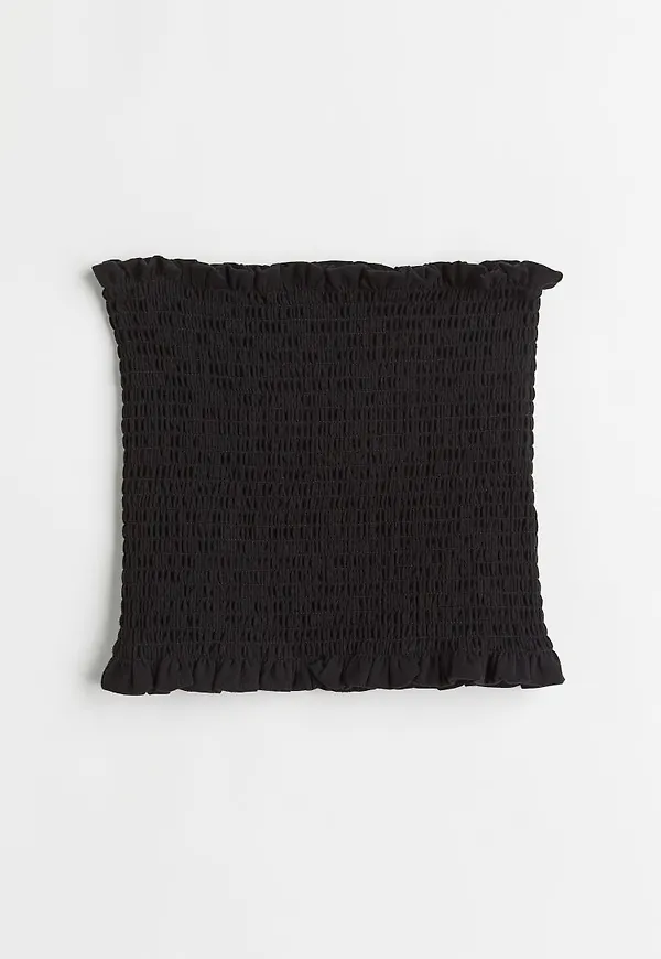 H & M - Smockad tubtopp - Svart
