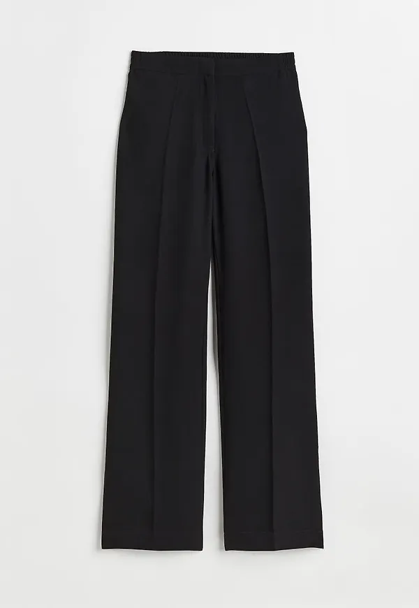 H & M - Straight trousers - Svart
