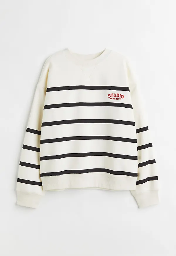 H & M - Sweatshirt - Vit