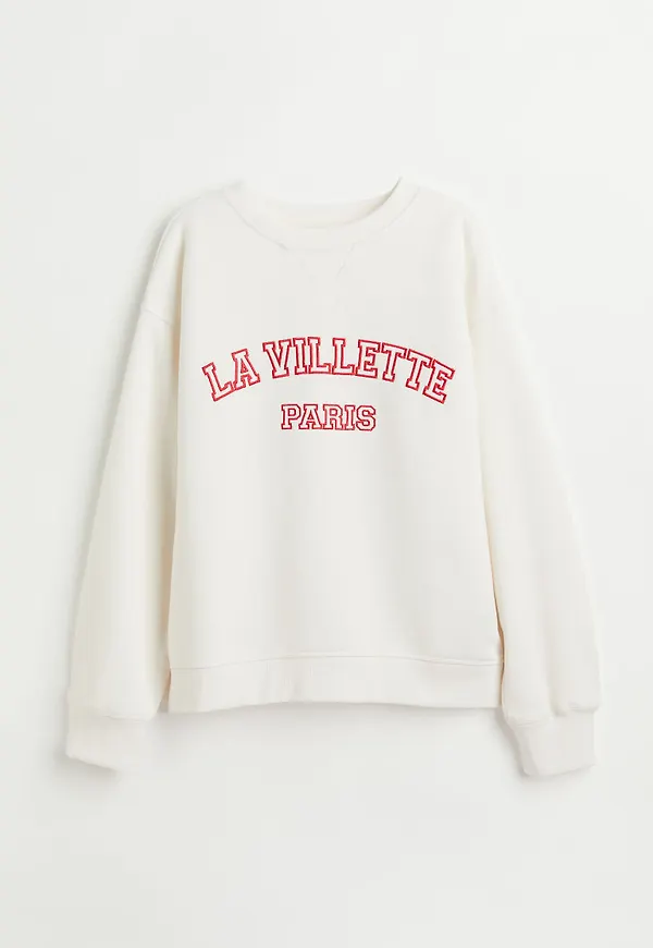 H & M - Sweatshirt - Vit