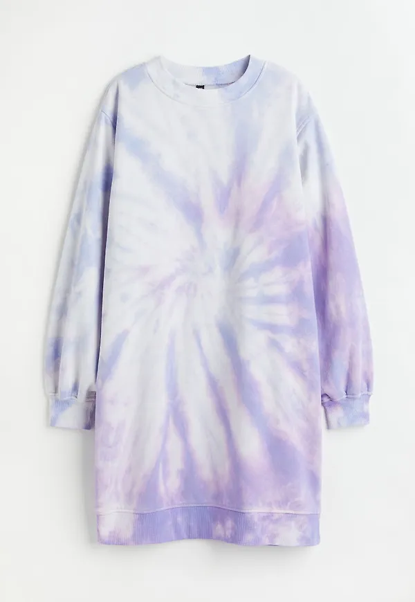 H & M - Sweatshirtklänning - Lila