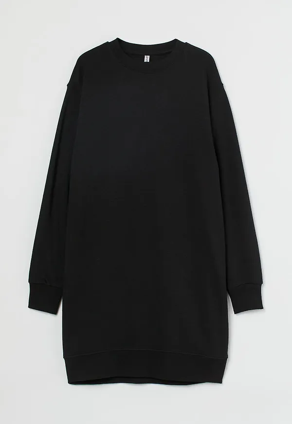 H & M - Sweatshirtklänning - Svart