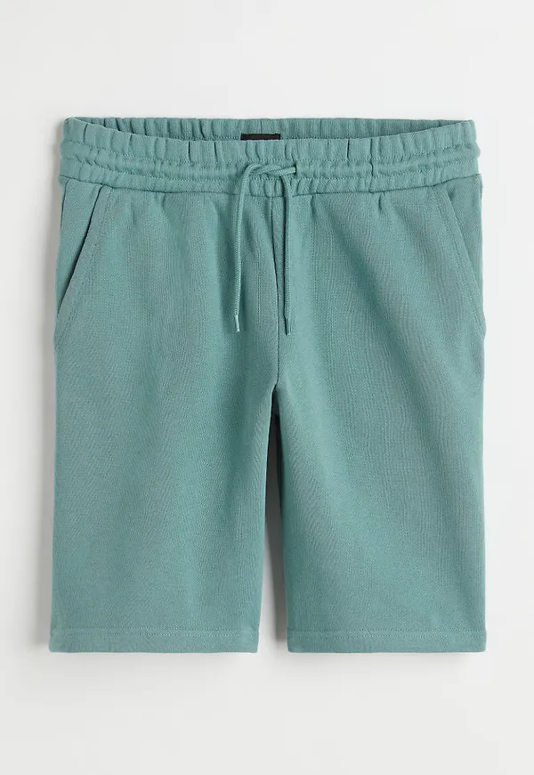 H & M - Sweatshorts Regular Fit - Turkos