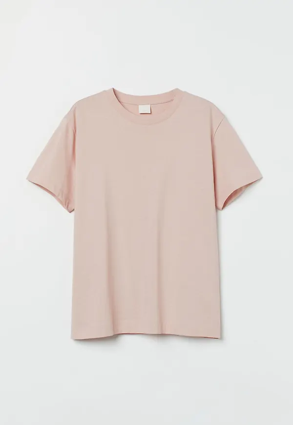 H & M - T-shirt i bomull - Rosa