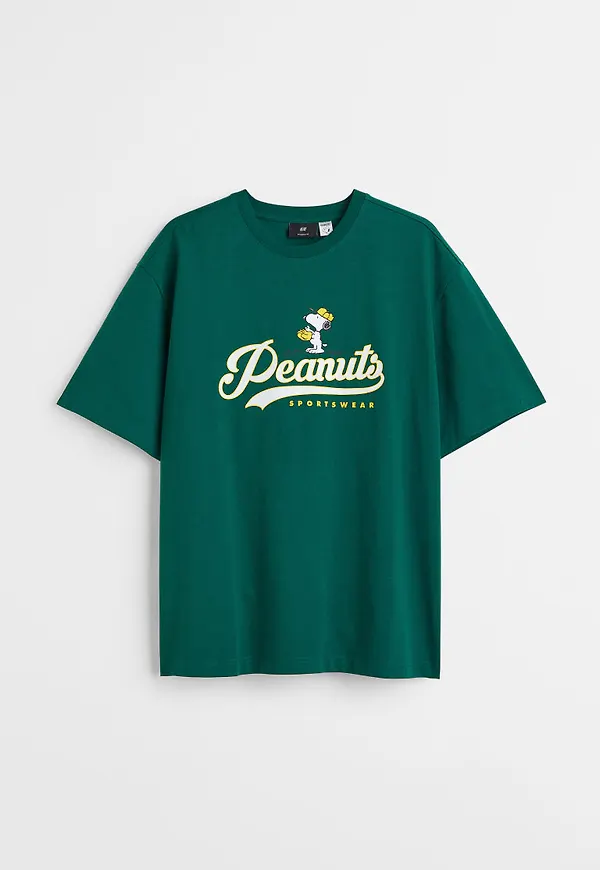 H & M - T-shirt Relaxed Fit - Grön
