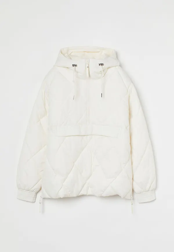 H & M - THERMOLITE® popover puffer sports jacket - Vit
