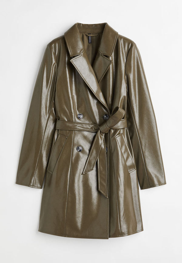 H & M - Trenchcoat - Grön