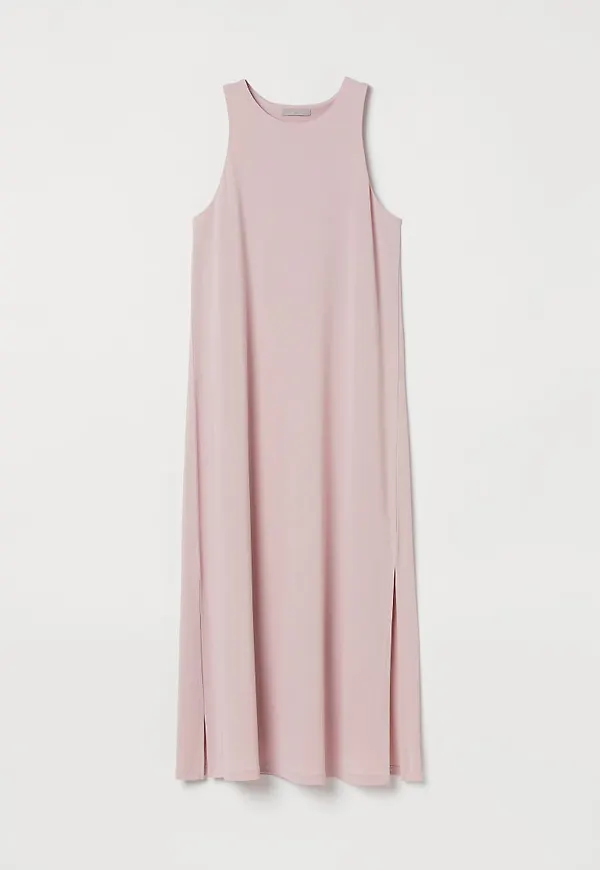 H & M - Trikåklänning - Rosa