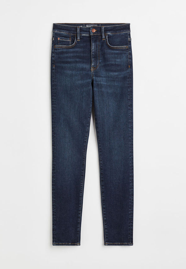 H & M - True To You Skinny High Jeans - Blå