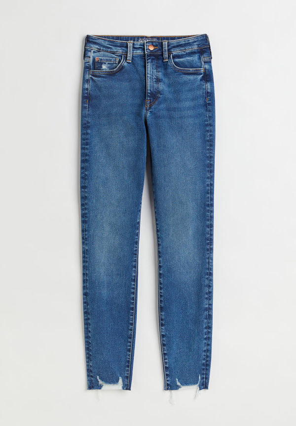 H & M - True To You Skinny High Jeans - Blå