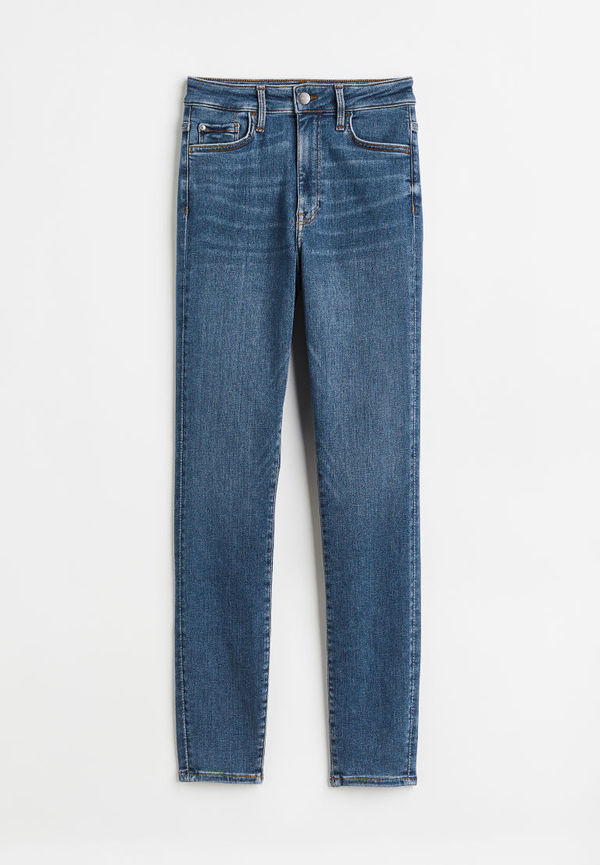 H & M - True To You Skinny High Jeans - Blå
