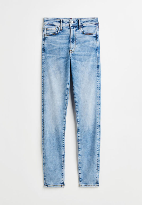 H & M - True To You Skinny High Jeans - Blå