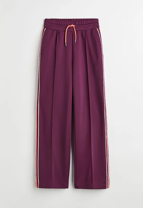H & M - Träningsbyxa med revärer - Rosa