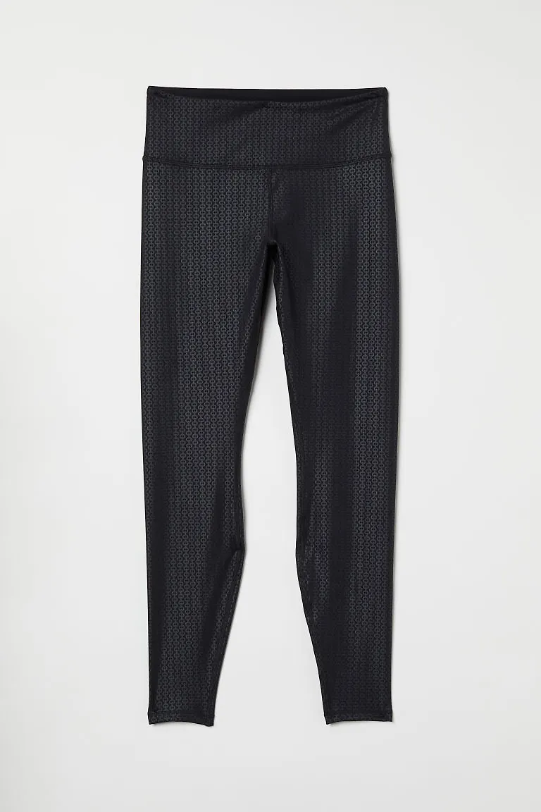 H & M - Träningstights - Svart