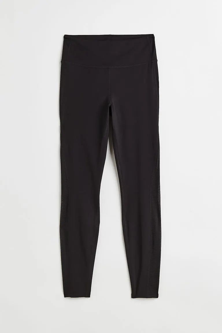 H & M - Träningstights Bum sculpting - Svart