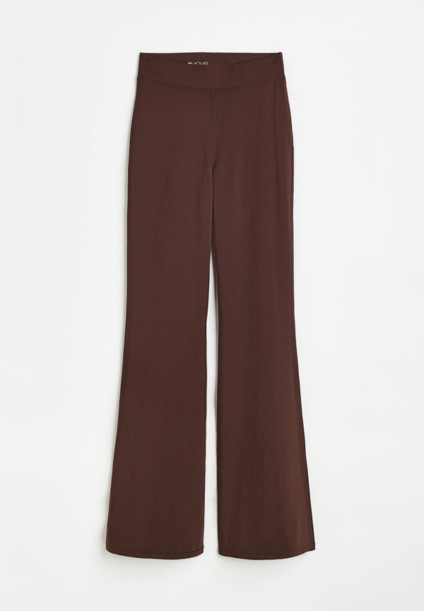 H & M - Träningstights High Waist - Brun