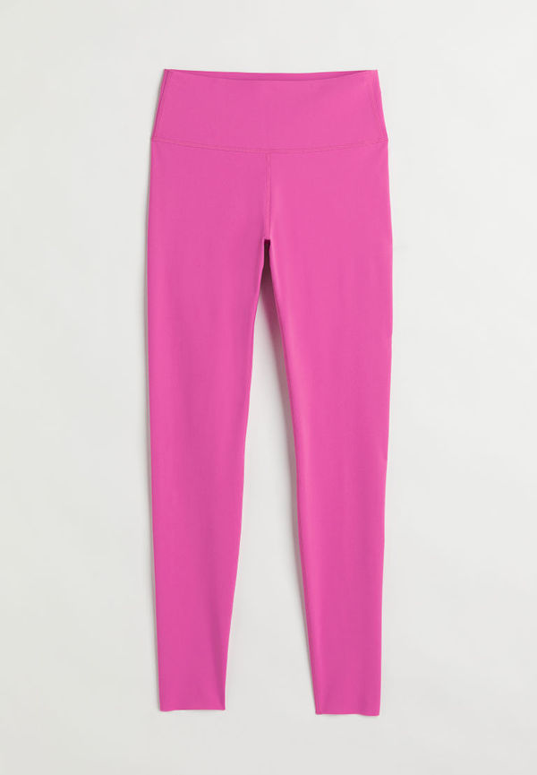 H & M - Träningstights i ShapeMove™ - Rosa