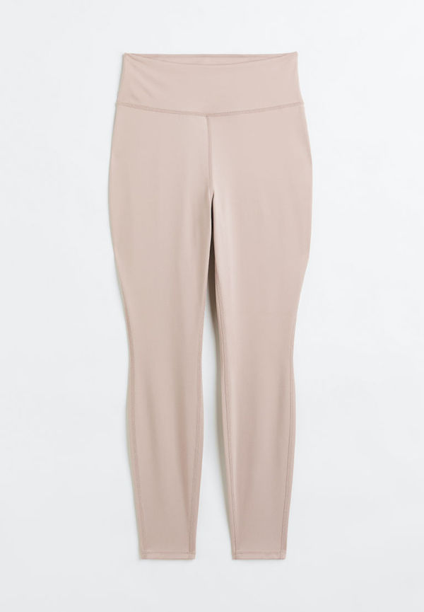 H & M - Träningstights Super Soft - Brun