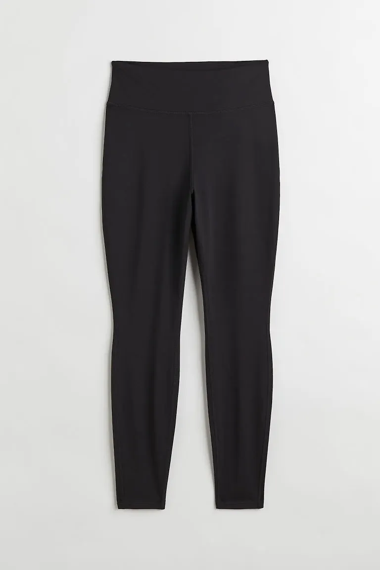 H & M - Träningstights Super Soft - Svart