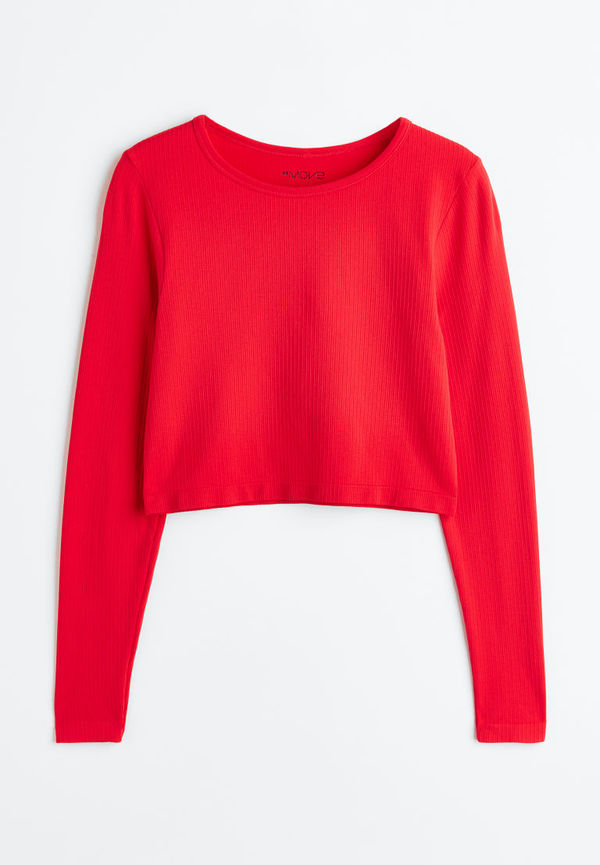 H & M - Träningstopp i DryMove™ Seamless - Röd