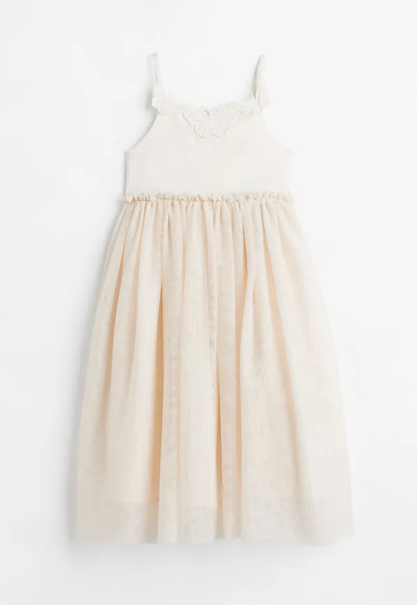 H & M - Tyllklänning - Vit