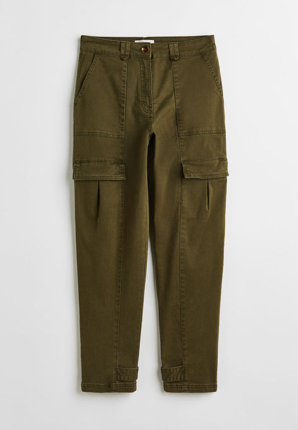H & M - Utilitybyxor - Grön
