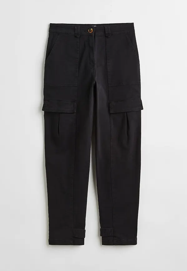 H & M - Utilitybyxor - Svart