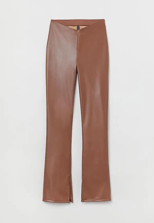 H & M - Utsvängda leggings - Beige