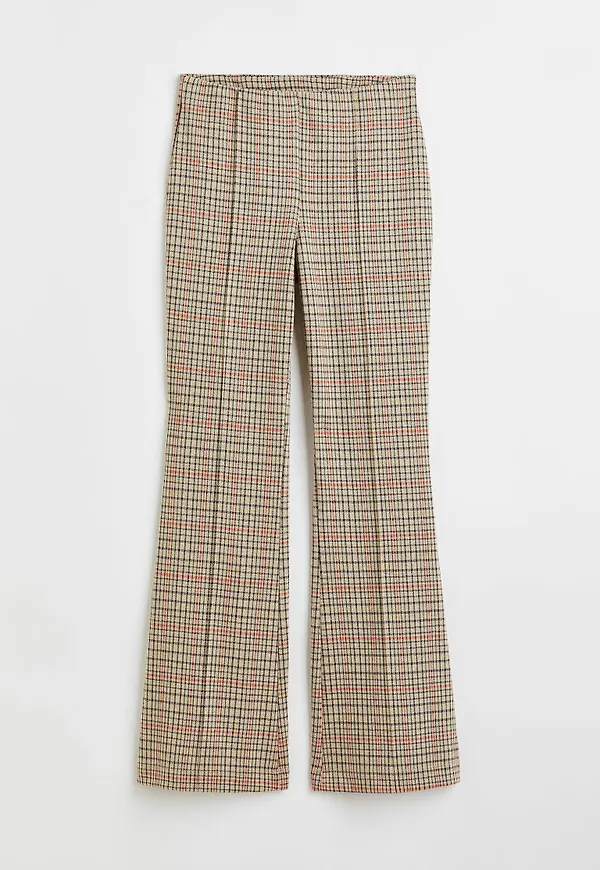 H & M - Utsvängda leggings - Beige