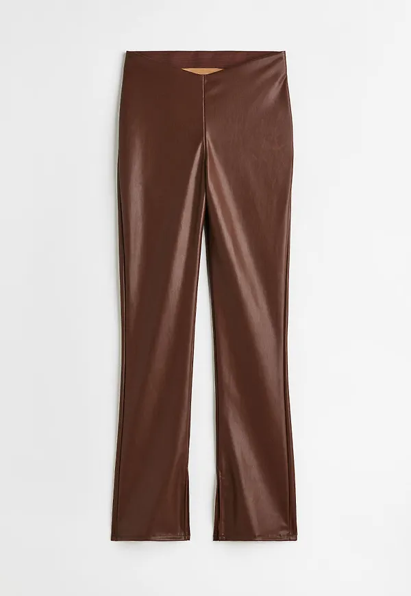 H & M - Utsvängda leggings - Brun