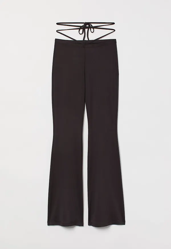 H & M - Utsvängda leggings - Svart