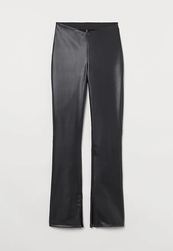 H & M - Utsvängda leggings - Svart
