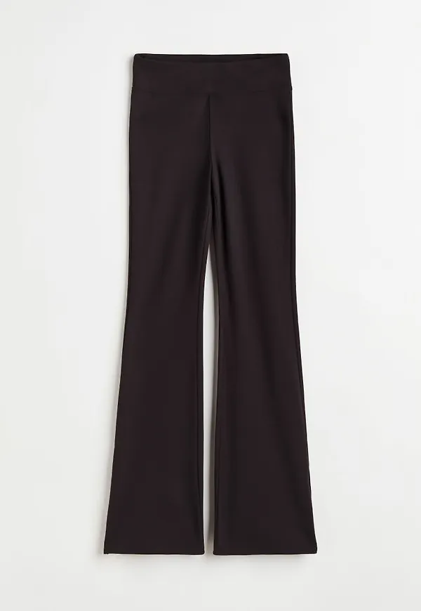 H & M - Utsvängda leggings - Svart